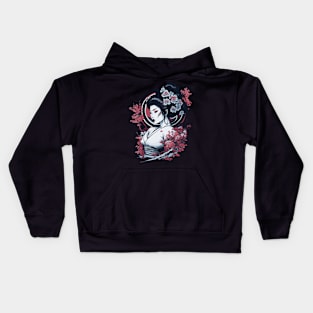 Stunning Geisha Kids Hoodie